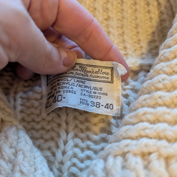 Vintage Sears Grandpa Cardigan with pockets - Picture 6 of 7